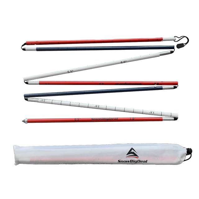 SnowBigDeal American 2.0 Lawinensonde, 305 cm
