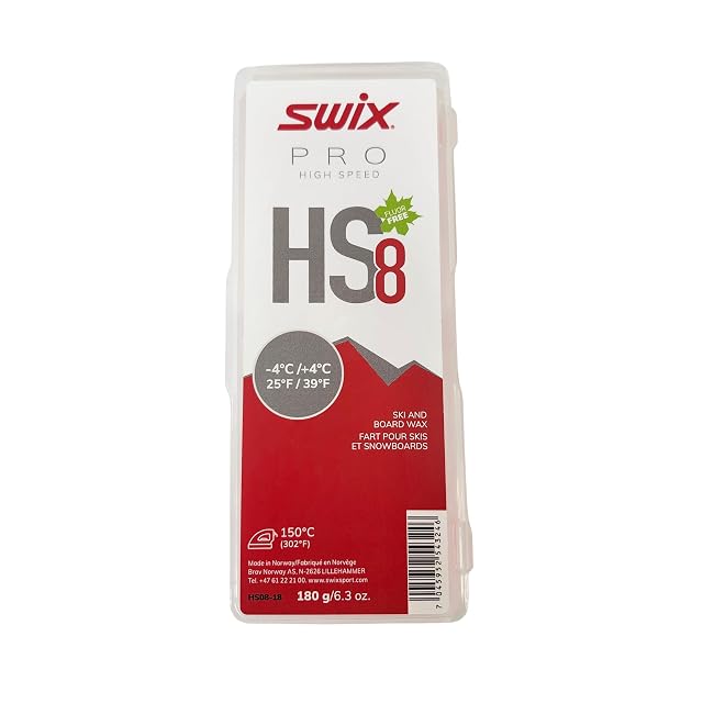 Swix High Speed HS 8 Red Rennwachsblock, 180 g
