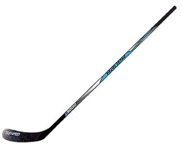Bauer I3000 schwarzer Eishockeyschläger, untere Hand links