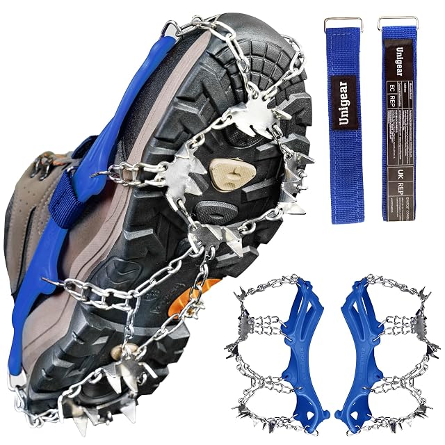 Unigear Spikes mit 24 Zacken für Wanderschuhe