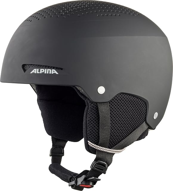 Alpina Zupo Kinder-Skihelm in Mattschwarz