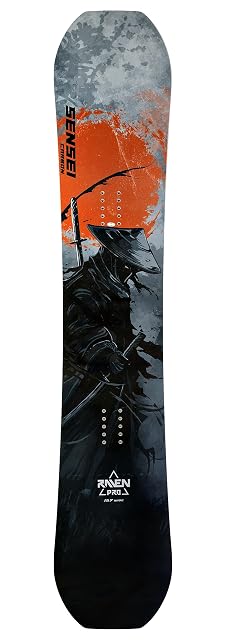 Raven Pro Sensei Carbon Snowboard, 150 cm, True-Twin-Form