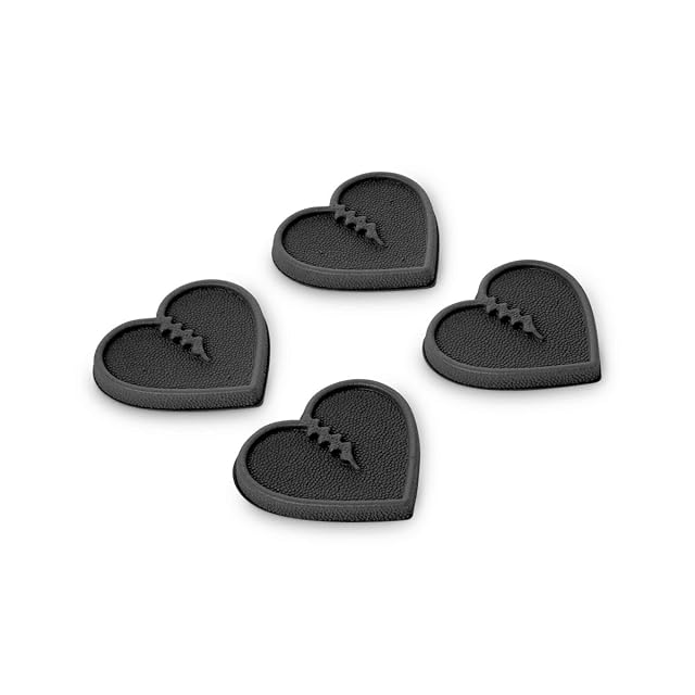 Crab Grab Mini Hearts Snowboard-Stomp-Pad in Schwarz