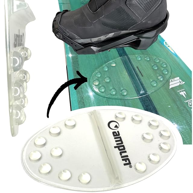 Fantic26 F26 transparente Snowboard-Griffmatte mit Antirutschnoppen