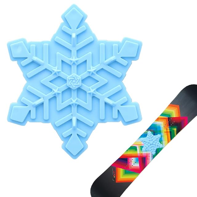 KOOTAU blaues Snowboard-Stomp-Pad im Schneeflockenmuster