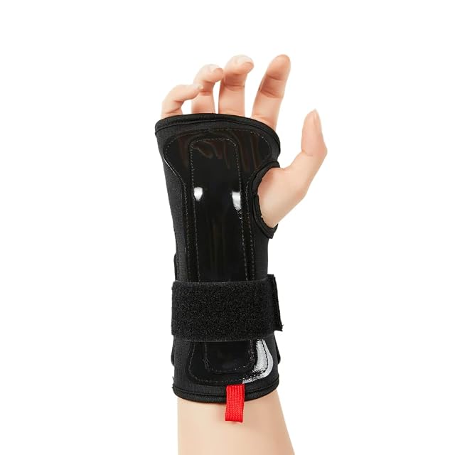 Bodyprox schwarze Handgelenkbandage mit Daumenschlaufe